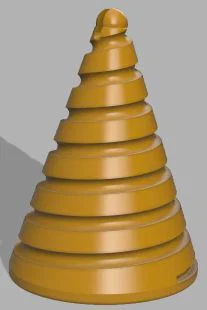 Côn hình thoi cho electroculture (rhomboidal cone) - Image 2