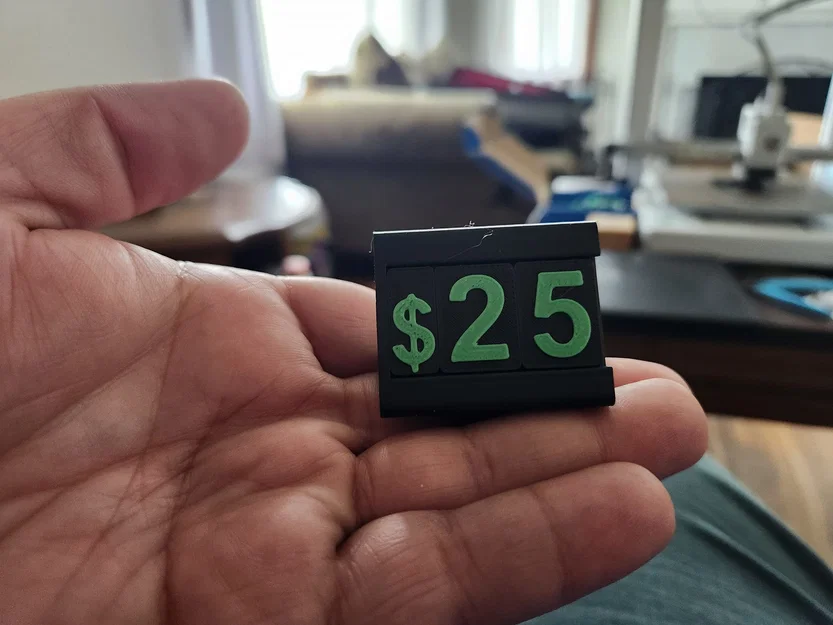 Modular Price Tags Remix – Bổ sung gờ giữ, tile $ mỏng, tile trống, holder ngắn - Image 1