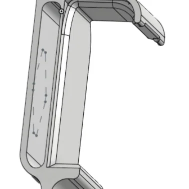 Kẹp thoát nước PV cho tấm pin năng lượng mặt trời 30mm (In 3D)