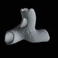 Mô hình trang trí thân cây cho bể cá, terrarium 3D (Tree Trunk 4) - Thumbnail 2