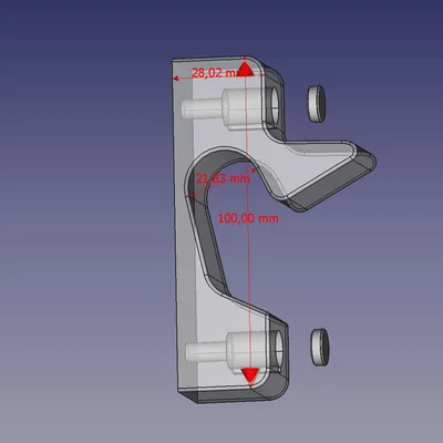 Chốt giữ tay nắm cửa (door handle catch)