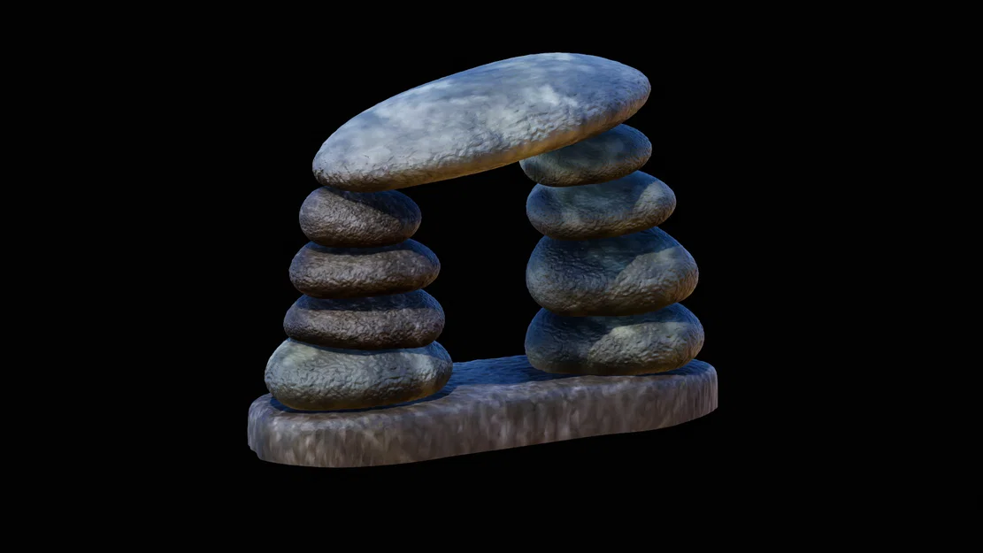 Mô hình cổng đá trang trí hồ cá và bể terrarium in 3D - Image 5