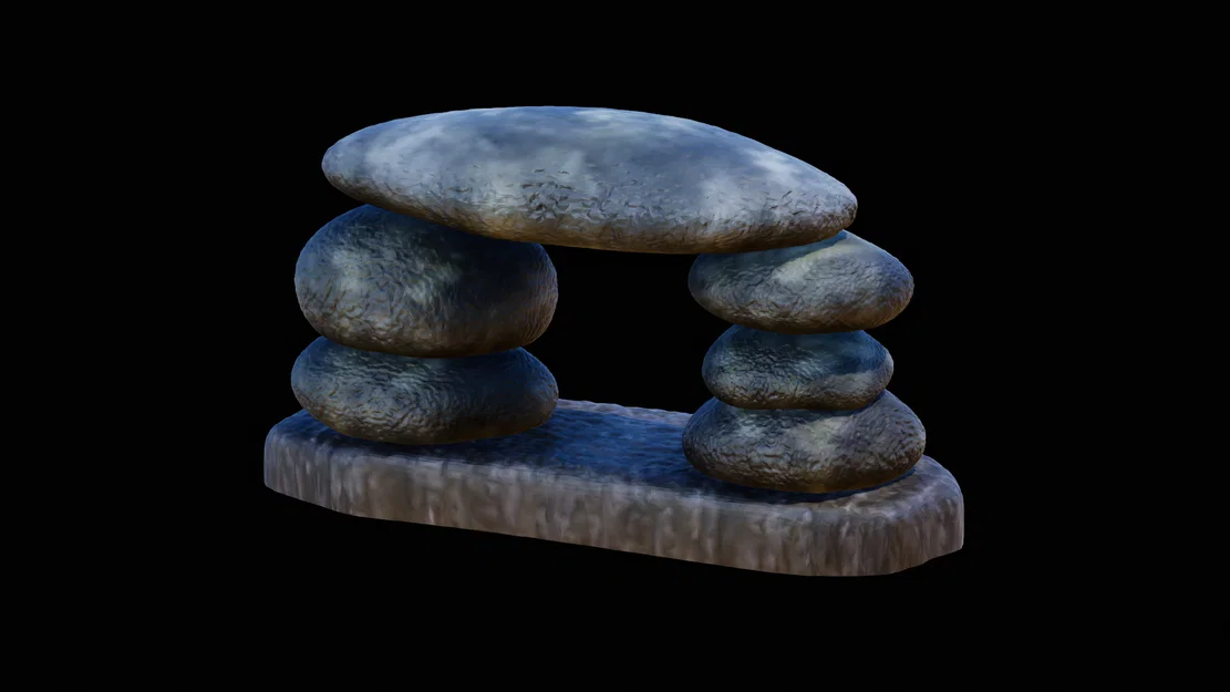 Cổng Đá Trang Trí Bể Cá, Terrarium - Mô Hình 3D Độc Đáo - Image 6