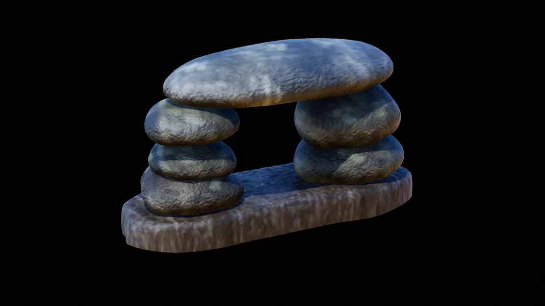 Cổng Đá Trang Trí Bể Cá, Terrarium - Mô Hình 3D Độc Đáo - Image 7