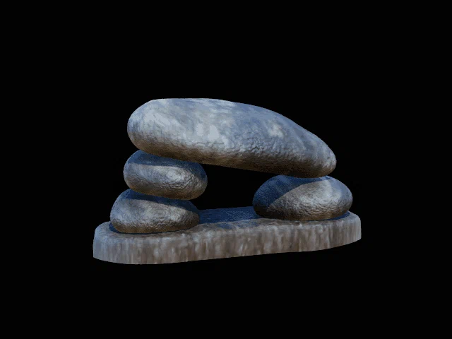 Mô hình trang trí bể cá, terrarium hình cổng đá độc đáo - Image 1