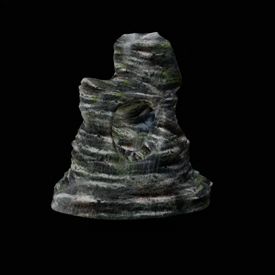 Mô hình núi đá 3D trang trí bể cá và terrarium độc đáo