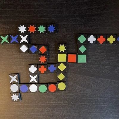 Bộ trò chơi Qwirkle (Qwirkle Board Game) – in print-in-place