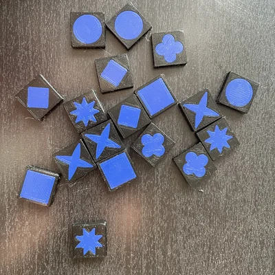 Bộ trò chơi Qwirkle (Qwirkle Board Game) – in print-in-place