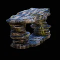 Vách đá trang trí hồ cá, terrarium (Aquarium Decoration Stone Wall) - Thumbnail 3
