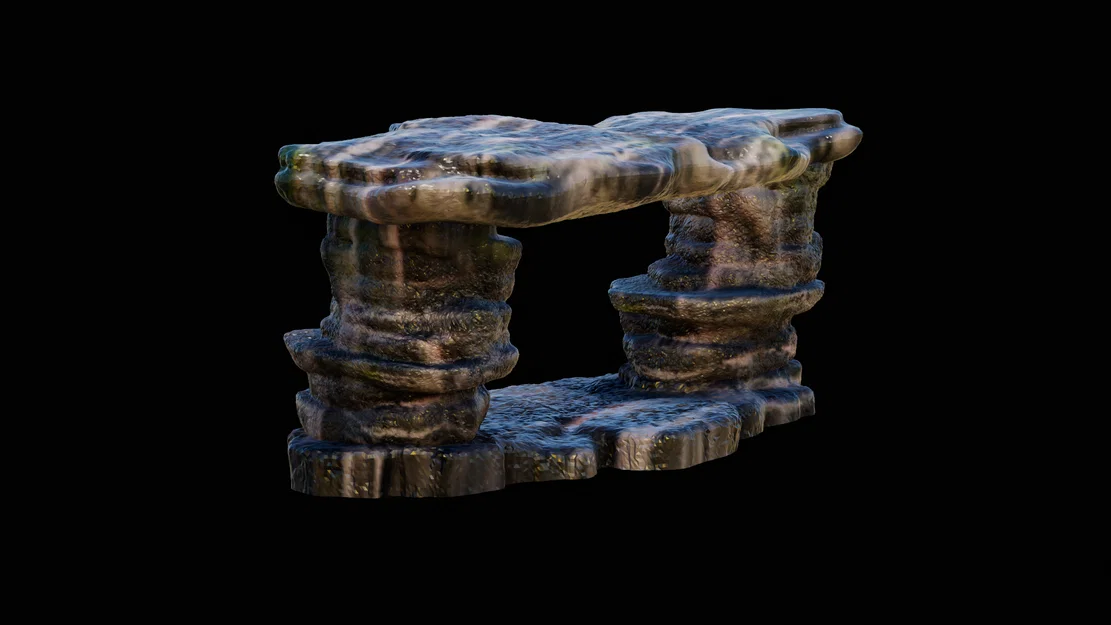 Vách đá trang trí hồ cá, terrarium (Aquarium Decoration Stone Wall) - Image 4