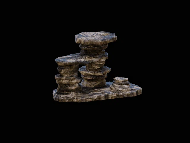 Mô hình trang trí bể cá, terrarium hình vách đá 3D độc đáo - Image 1