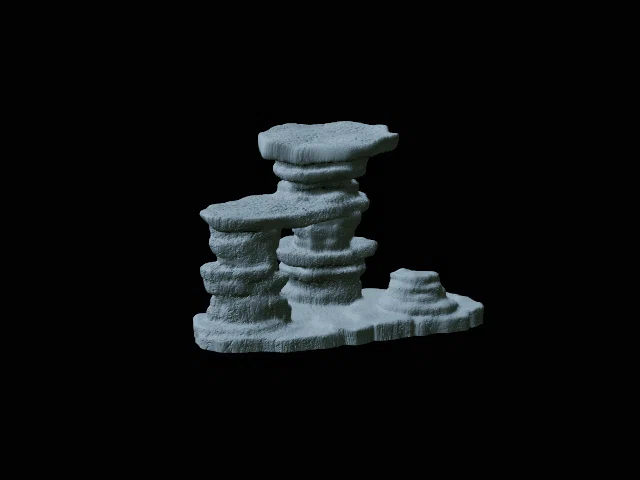 Mô hình trang trí bể cá, terrarium hình vách đá 3D độc đáo - Image 3