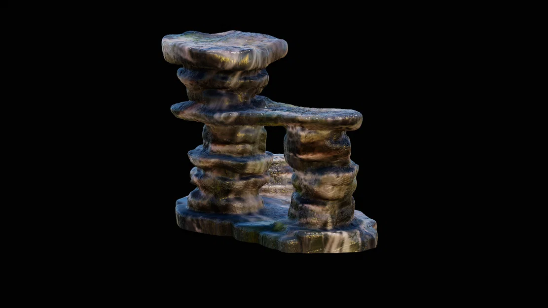 Mô hình trang trí bể cá, terrarium hình vách đá 3D độc đáo - Image 6