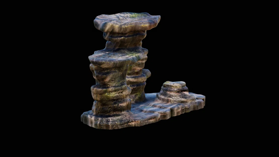 Mô hình trang trí bể cá, terrarium hình vách đá 3D độc đáo - Image 8