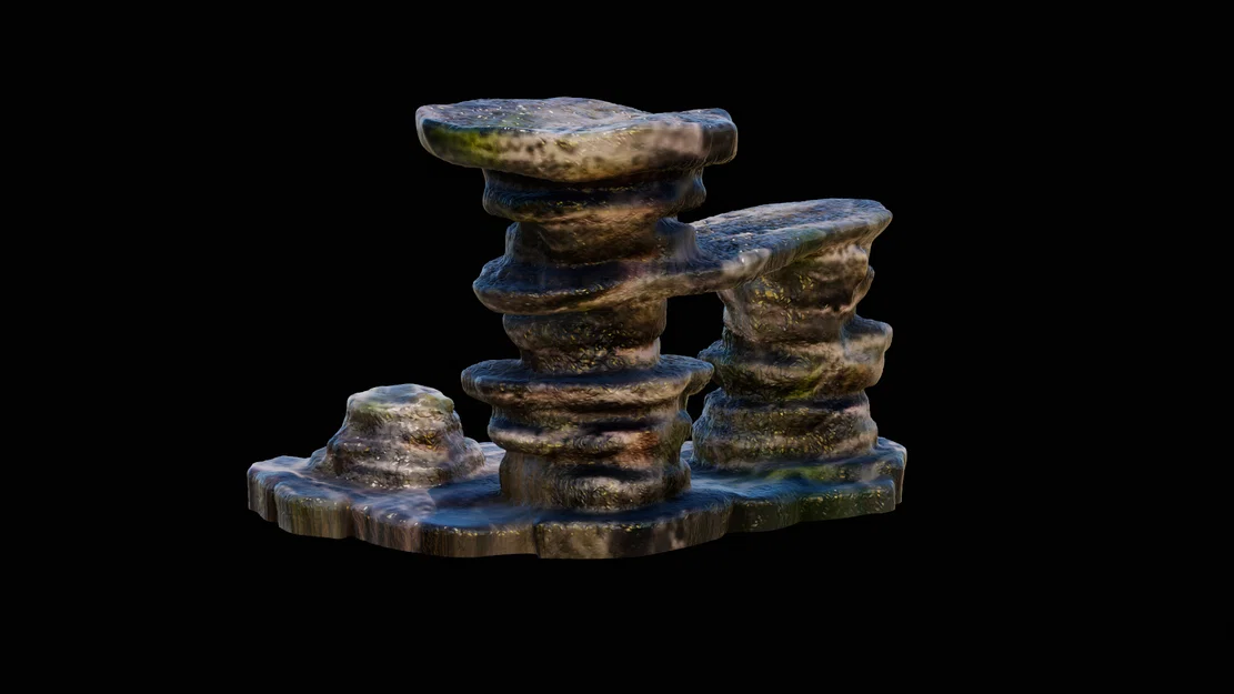 Mô hình trang trí bể cá, terrarium hình vách đá 3D độc đáo - Image 9