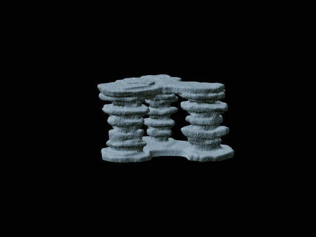 Mô hình vách đá 3D trang trí bể cá, hồ thủy sinh và terrarium - Image 2