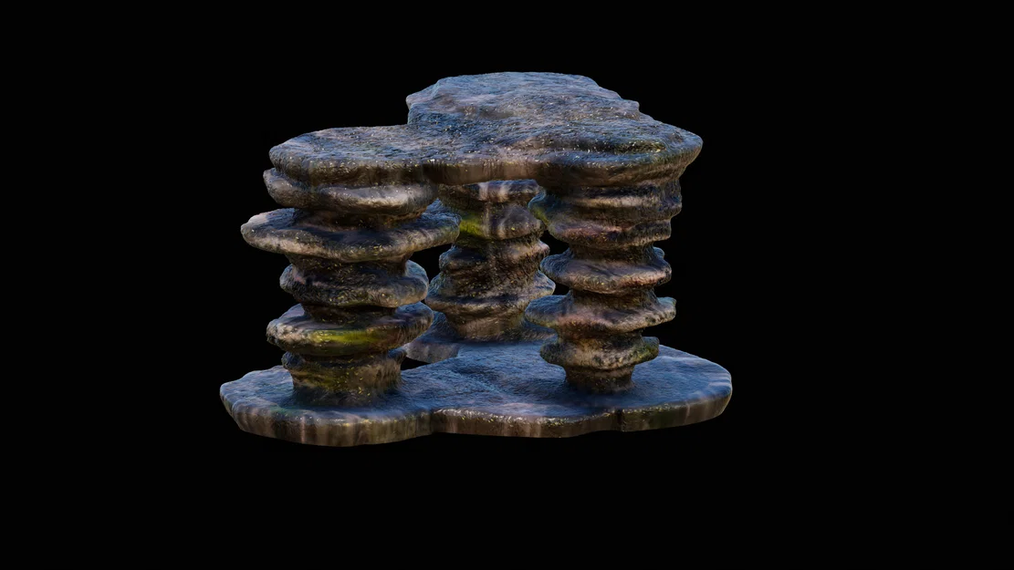 Mô hình vách đá 3D trang trí bể cá, hồ thủy sinh và terrarium - Image 6