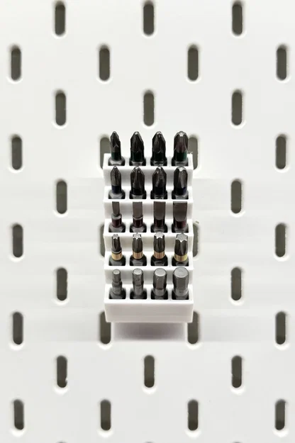 Skådis Bit Holder – Khay giữ 20 bits cho pegboard IKEA SKÅDIS - Image 2