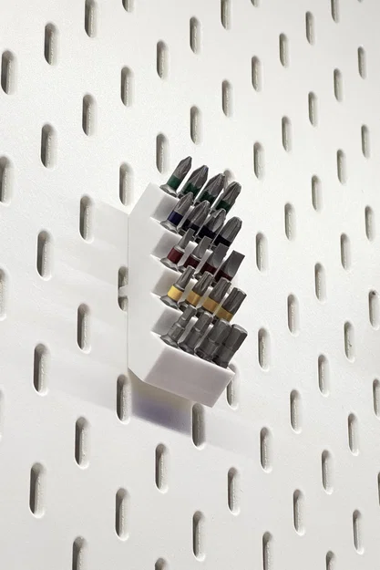 Skådis Bit Holder – Khay giữ 20 bits cho pegboard IKEA SKÅDIS - Image 3