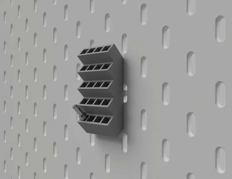 Skådis Bit Holder – Khay giữ 20 bits cho pegboard IKEA SKÅDIS - Image 4