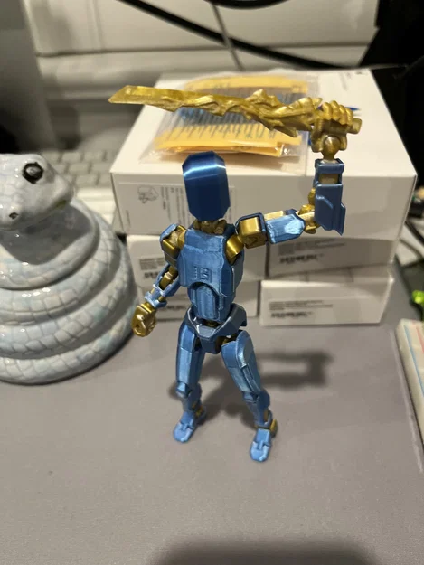 Thanh Kiếm Lửa (Sword of Fire) Cho Mô Hình 3D Dummy 13 Cực Ngầu - Image 1