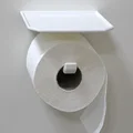 Kệ treo giấy vệ sinh kèm khay (1 mảnh, không cần supports) - Thumbnail 1