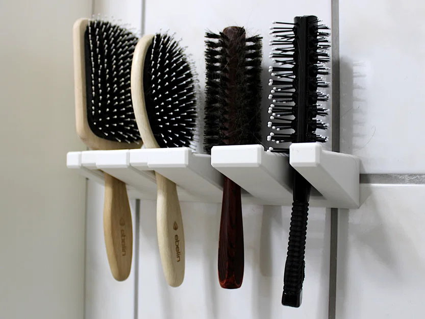 Kệ/Giá treo lược tóc gắn tường (Hairbrush Rack/Shelf/Holder, Wall Mount) - Image 1