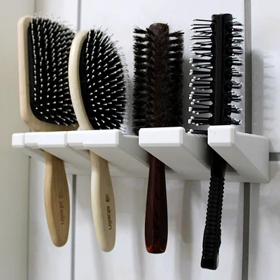 Kệ/Giá treo lược tóc gắn tường (Hairbrush Rack/Shelf/Holder, Wall Mount)