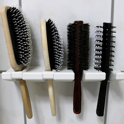 Kệ/Giá treo lược tóc gắn tường (Hairbrush Rack/Shelf/Holder, Wall Mount)