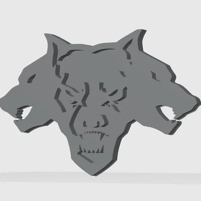 Mô hình 3D biểu tượng Cerberus - Call of Duty Black Ops 6