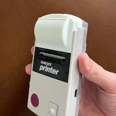 Nắp che giấy Game Boy Pocket Printer (tỉ lệ 1:1)