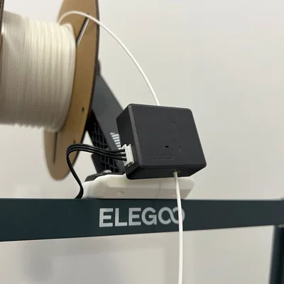Giá đỡ Filament Sensor/Run-Out cho Elegoo Neptune 4 Pro/Plus/Max (Print-in-Place) kèm Filament Clip