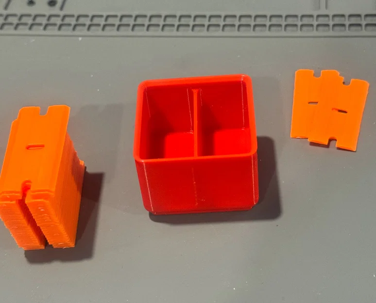 Khay đựng dao cạo nhựa Gridfinity 1x1 tiện lợi - Image 2
