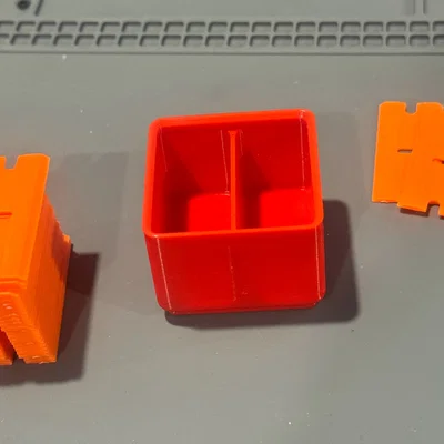 Khay đựng dao cạo nhựa Gridfinity 1x1 tiện lợi