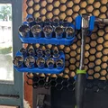 Giá treo đầu tuýp Pittsburgh 1/2 in SAE/Metric cho HSW (Honeycomb Storage Wall) - Thumbnail 1