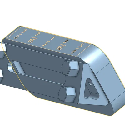 Giá treo đầu tuýp Pittsburgh 1/2 in SAE/Metric cho HSW (Honeycomb Storage Wall)