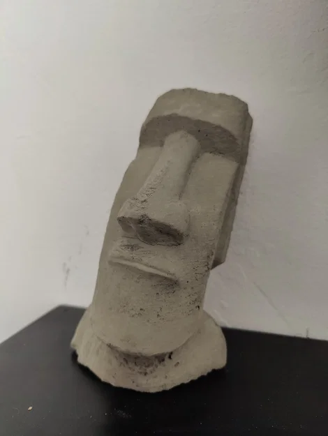 Khuôn bê tông Moai (Đảo Phục Sinh) từ bản quét 3D - Image 1