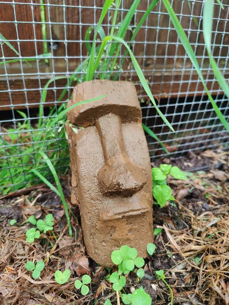 Khuôn bê tông Moai (Đảo Phục Sinh) từ bản quét 3D - Image 2