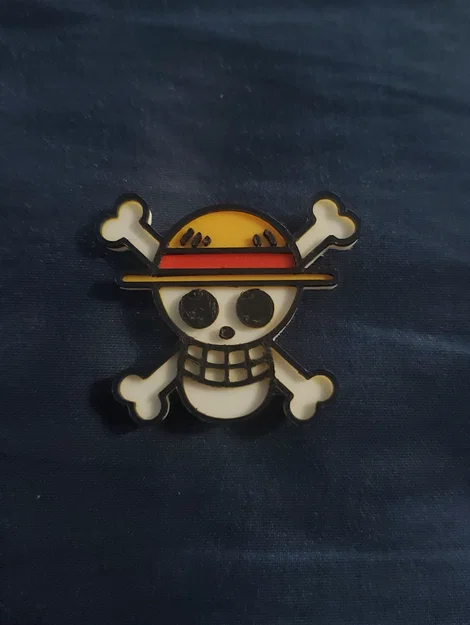 Phụ kiện gắn dép Crocs biểu tượng băng hải tặc Mũ Rơm (One Piece) - Image 2