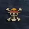 Phụ kiện gắn dép Crocs biểu tượng băng hải tặc Mũ Rơm (One Piece) - Thumbnail 2