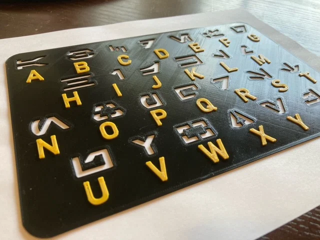 Stencil bảng chữ cái Aurebesh - Image 2