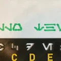 Stencil bảng chữ cái Aurebesh - Thumbnail 3