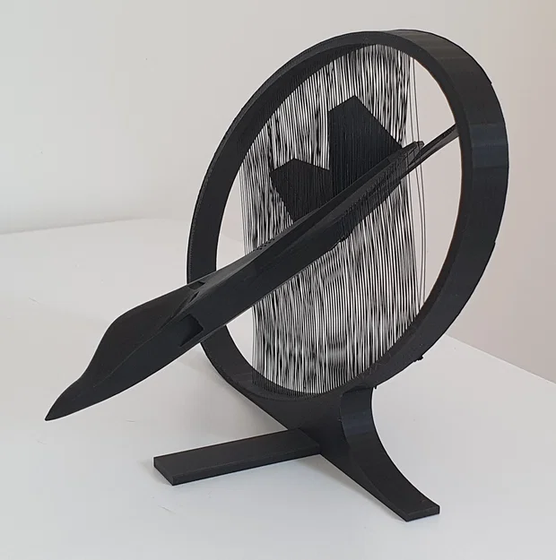 F-22 Raptor - Trưng bày string art - Dáng ngắm bắn - Image 4