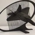 F-22 Raptor - Trưng bày string art - Dáng ngắm bắn - Thumbnail 5