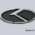 File in 3D biểu tượng K-Logo cho xe Kia - Phong cách KDM - Thumbnail 5