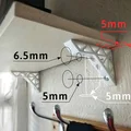 Ke đỡ kệ treo tường (Shelf bracket) in 3D bền đẹp, dễ lắp đặt - Thumbnail 2