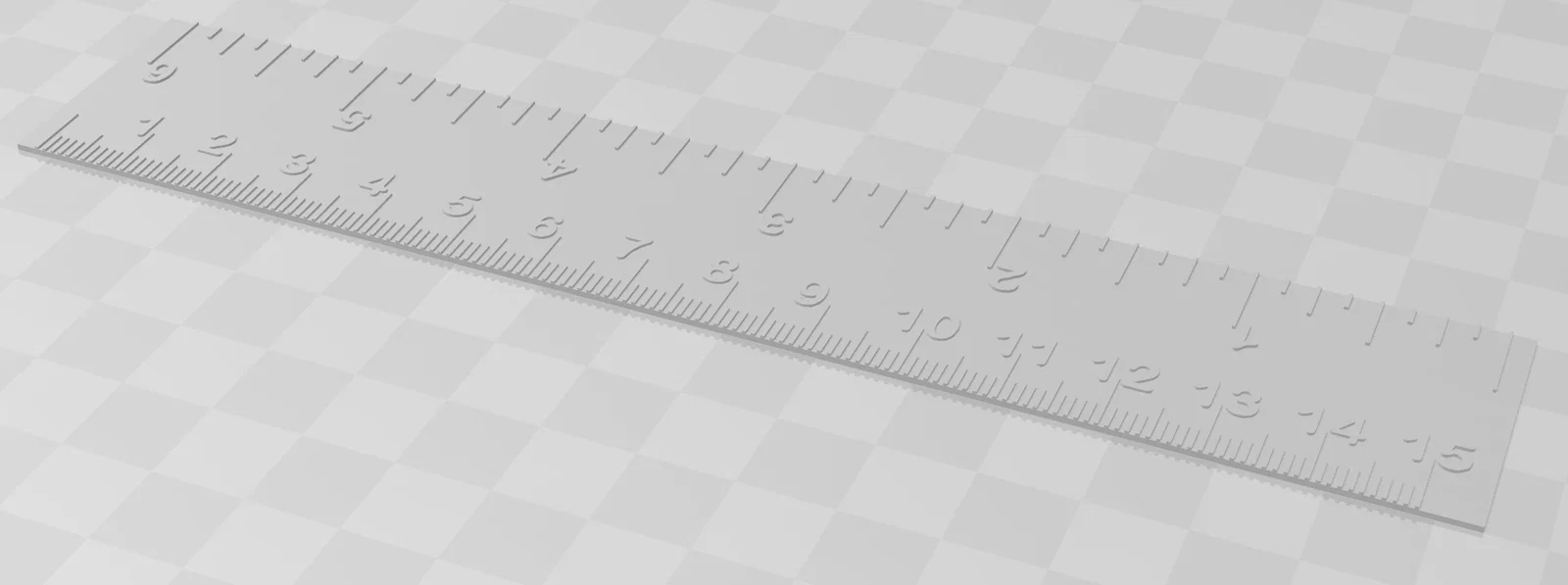 Thước 15 cm/6 in (Metric & Imperial) - Image 1