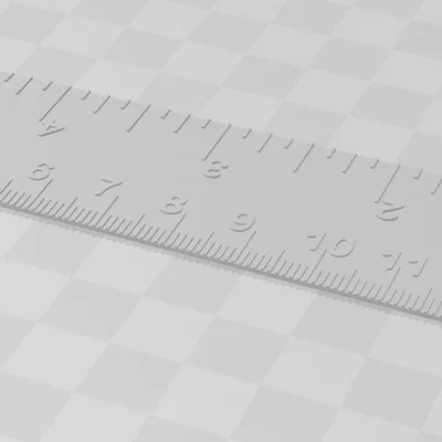 Thước 15 cm/6 in (Metric & Imperial)