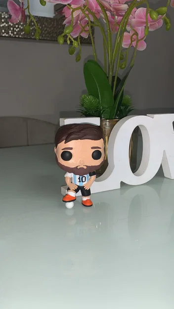 Mô hình 3D Messi phong cách Funko Pop - In 3D siêu dễ - Image 1
