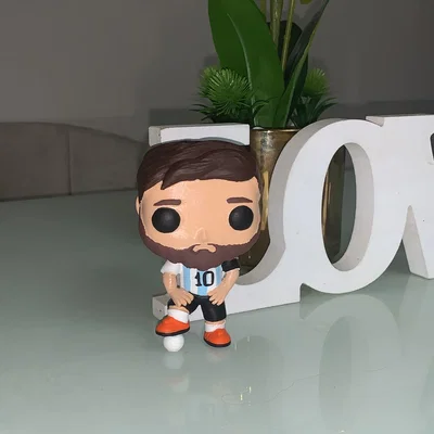 Mô hình 3D Messi phong cách Funko Pop - In 3D siêu dễ